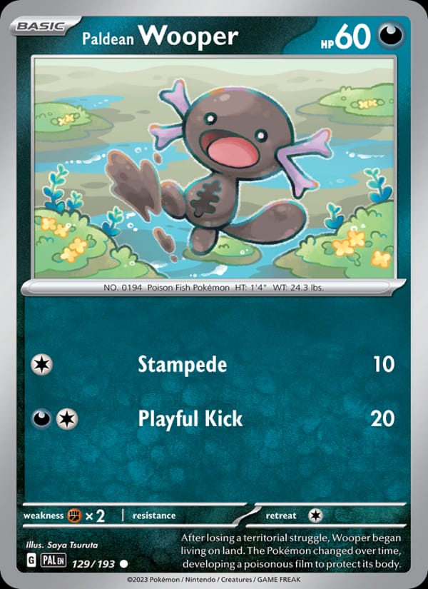 Paldean Wooper, SV02: Paldea Evolved · 129/193