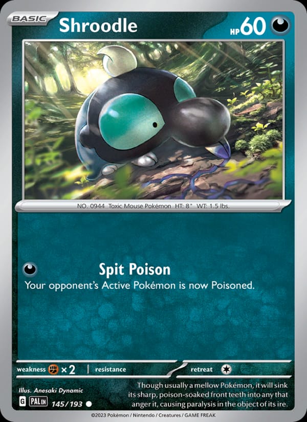 Shroodle, SV02: Paldea Evolved · 145/193
