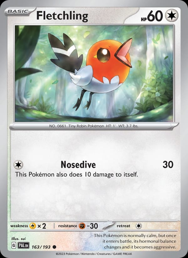 Fletchling, SV02: Paldea Evolved · 163/193