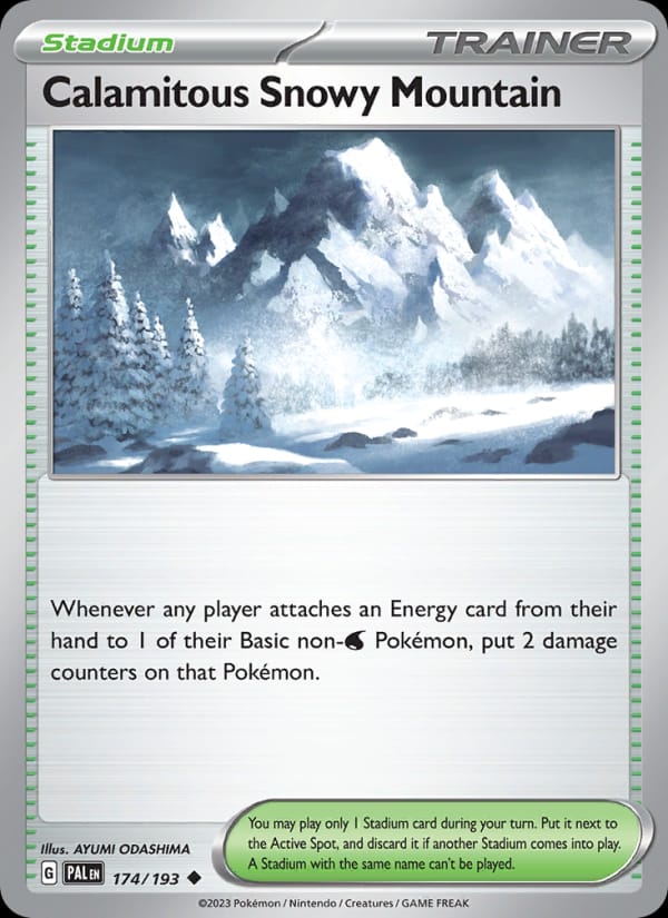 Calamitous Snowy Mountain, SV02: Paldea Evolved · 174/193