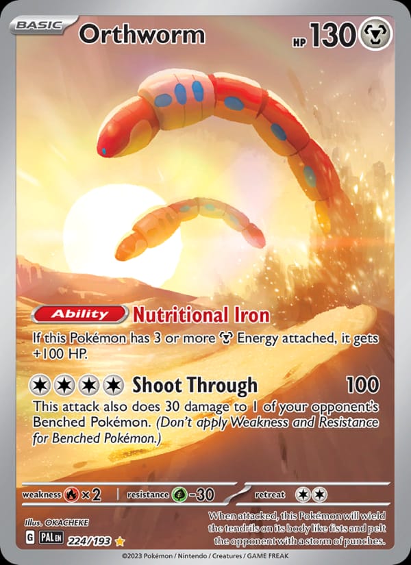 Orthworm, SV02: Paldea Evolved · 224/193