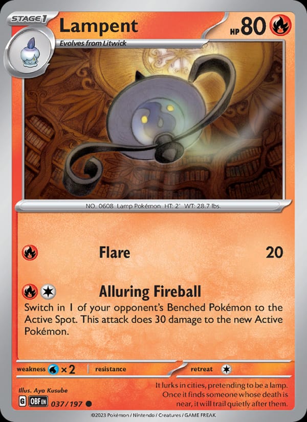 Lampent, SV03: Obsidian Flames · 037/197