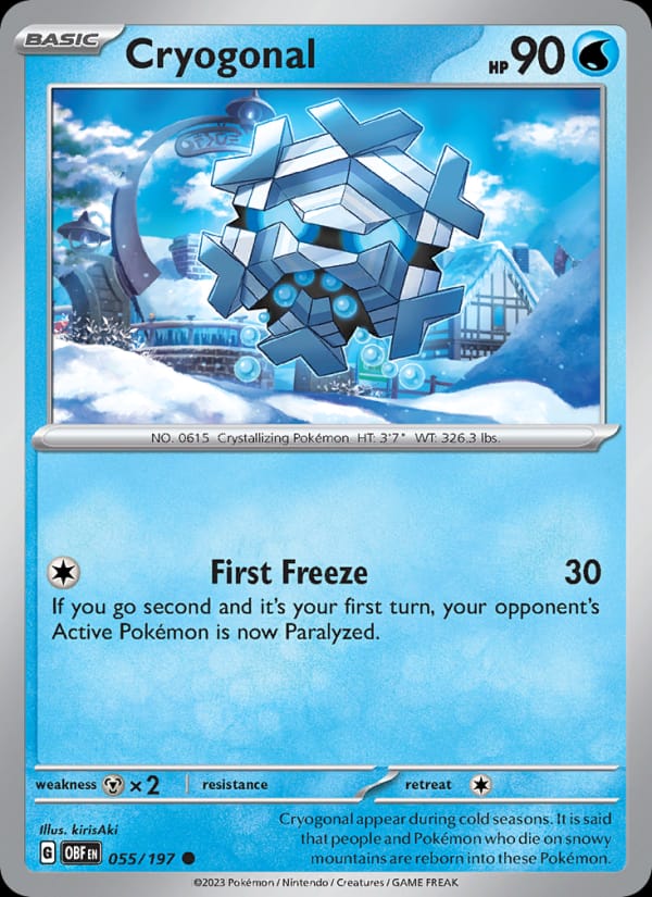 Cryogonal, SV03: Obsidian Flames · 055/197