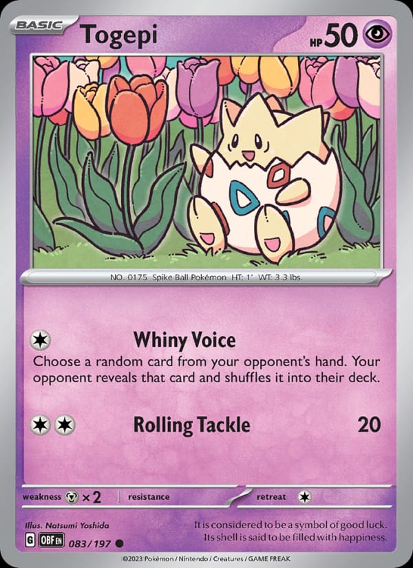 Togepi, SV03: Obsidian Flames · 083/197