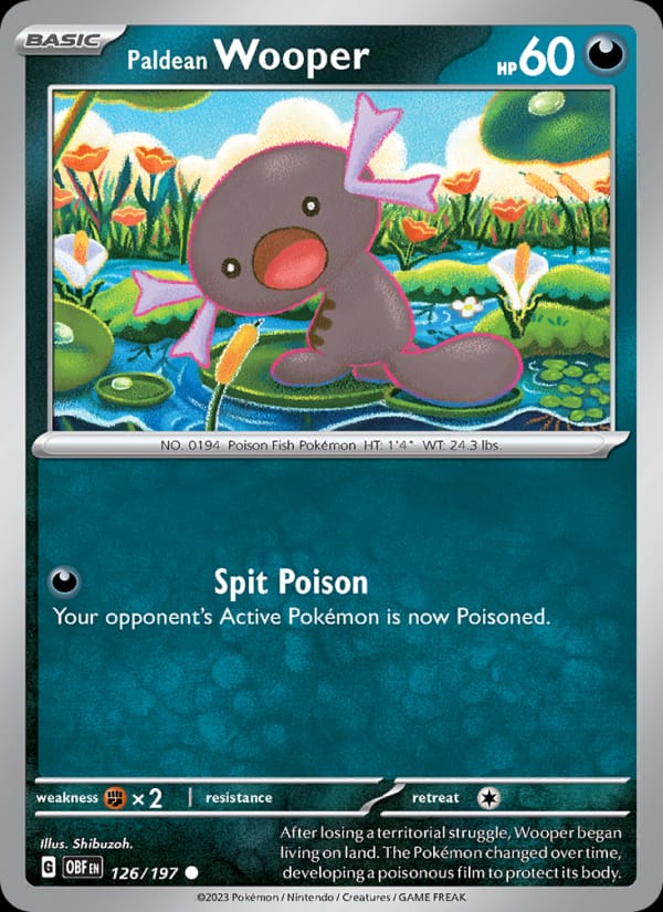 Paldean Wooper, SV03: Obsidian Flames · 126/197