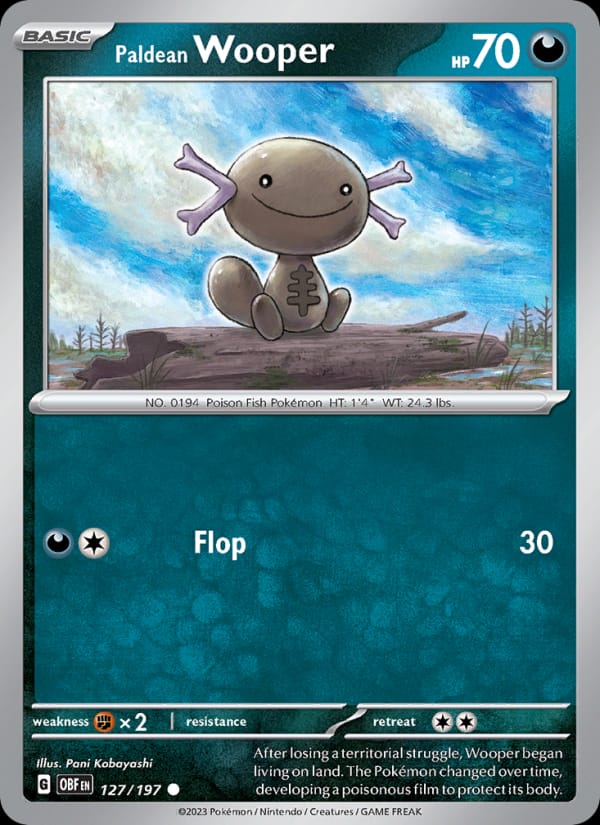 Paldean Wooper, SV03: Obsidian Flames · 127/197