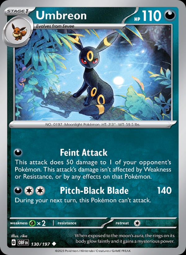 Umbreon, SV03: Obsidian Flames · 130/197