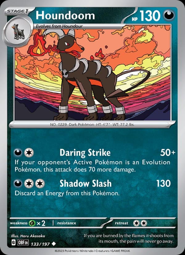 Houndoom, SV03: Obsidian Flames · 133/197