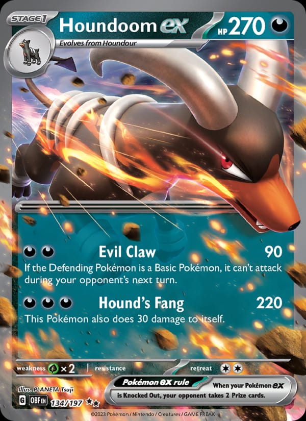 Houndoom ex, SV03: Obsidian Flames · 134/197