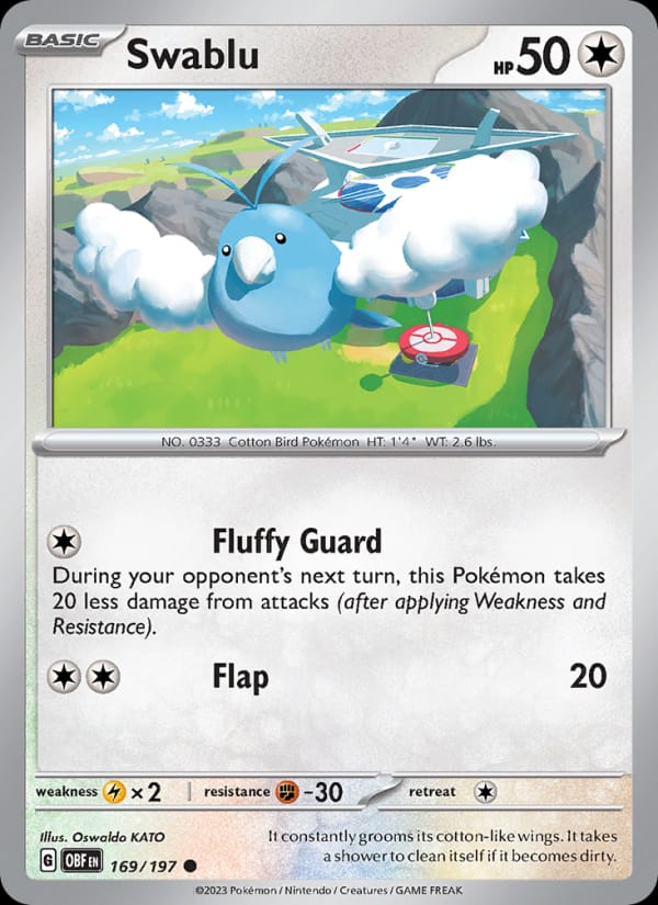 Swablu, SV03: Obsidian Flames · 169/197