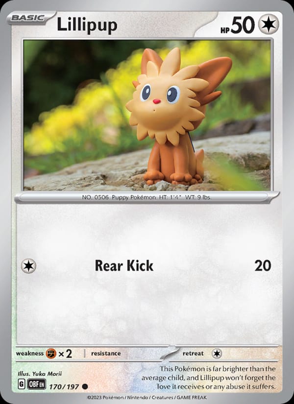 Lillipup, SV03: Obsidian Flames · 170/197