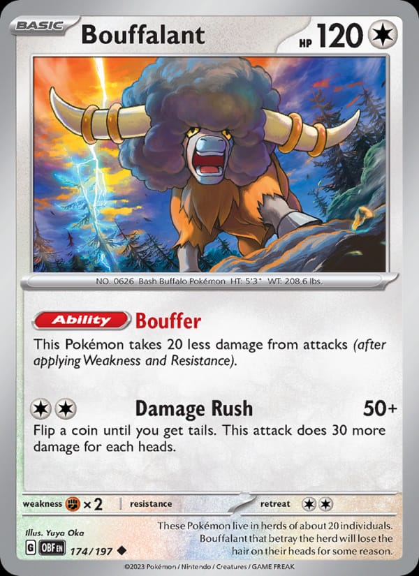 Bouffalant, SV03: Obsidian Flames · 174/197