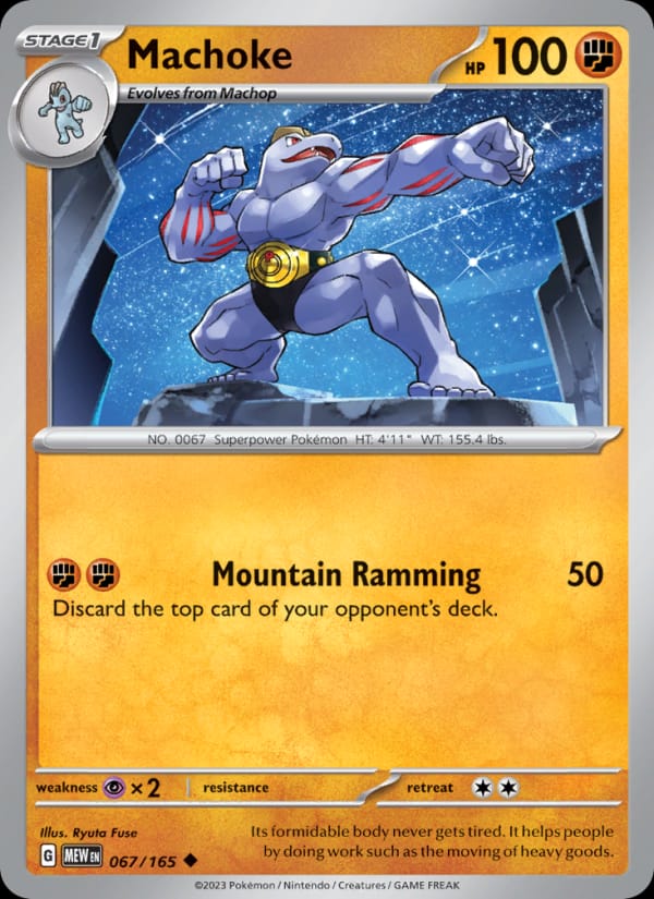 Machoke, SV: Scarlet & Violet 151 · 067/165