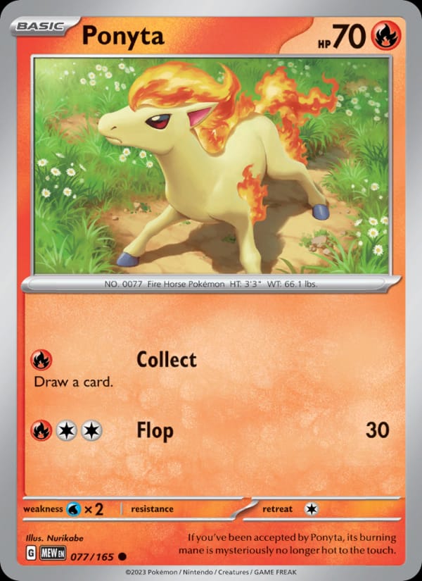 Ponyta, SV: Scarlet & Violet 151 · 077/165