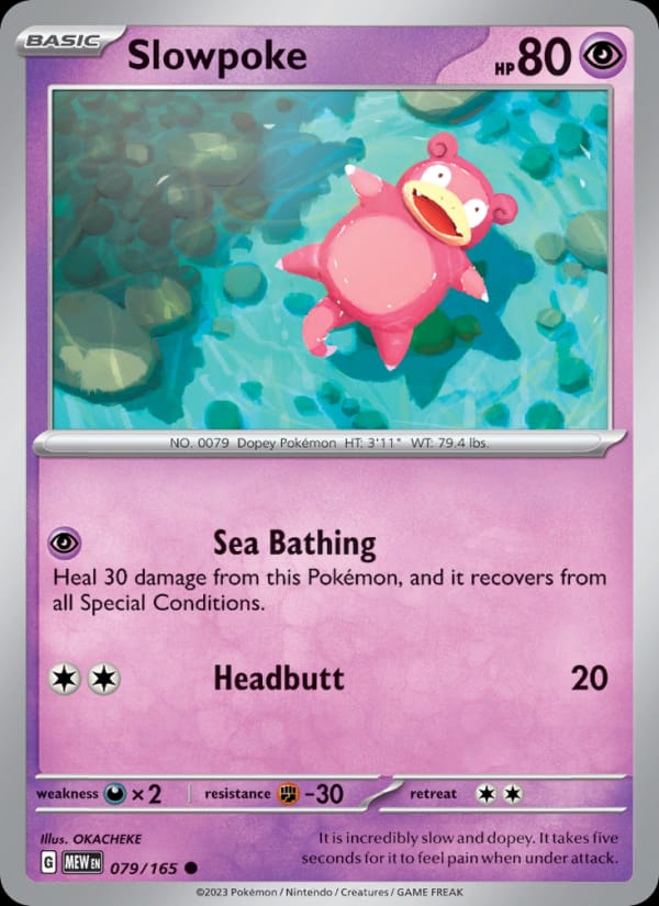 Slowpoke, SV: Scarlet & Violet 151 · 079/165