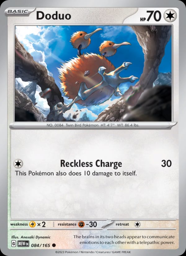 Doduo, SV: Scarlet & Violet 151 · 084/165
