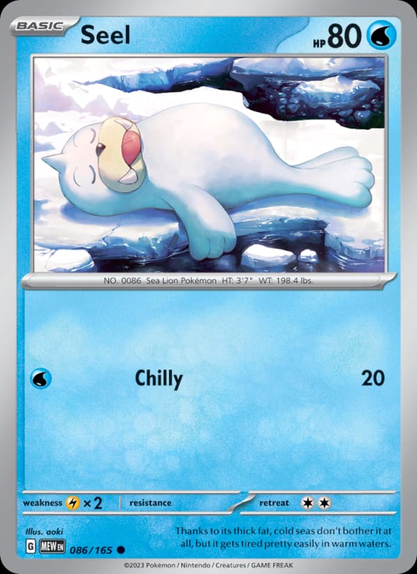 Seel, SV: Scarlet & Violet 151 · 086/165