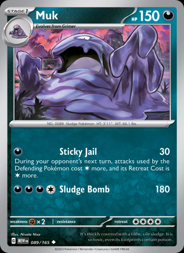 Muk, SV: Scarlet & Violet 151 · 089/165