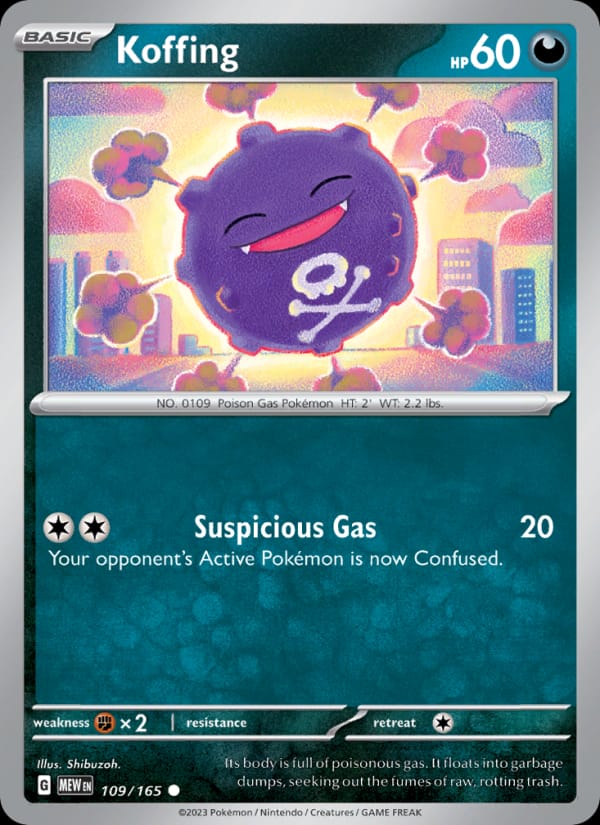 Koffing, SV: Scarlet & Violet 151 · 109/165