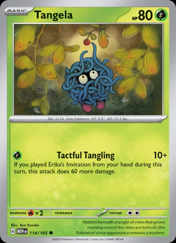 Tangela, SV: Scarlet & Violet 151 · 114/165