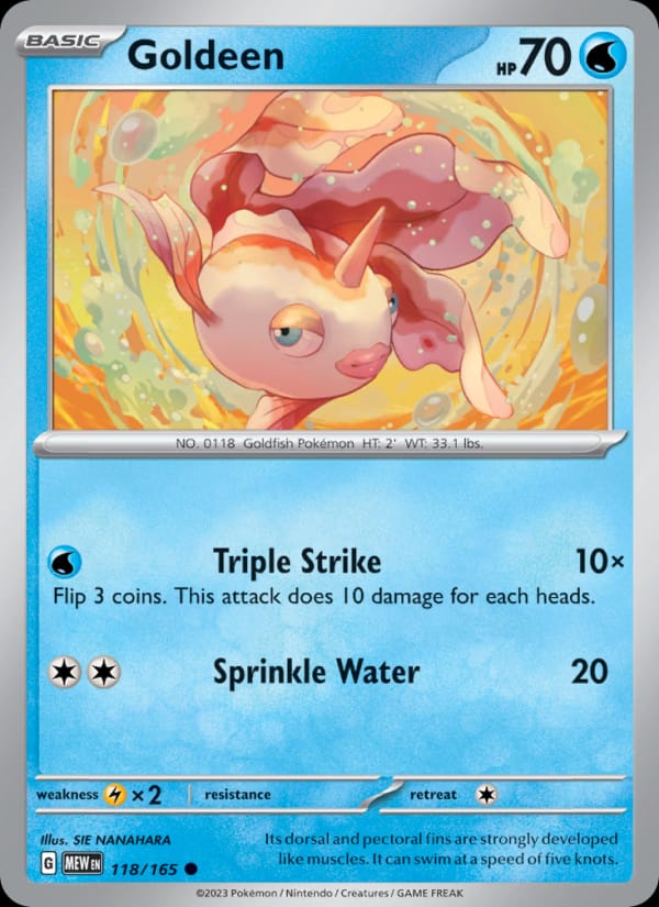 Goldeen, SV: Scarlet & Violet 151 · 118/165