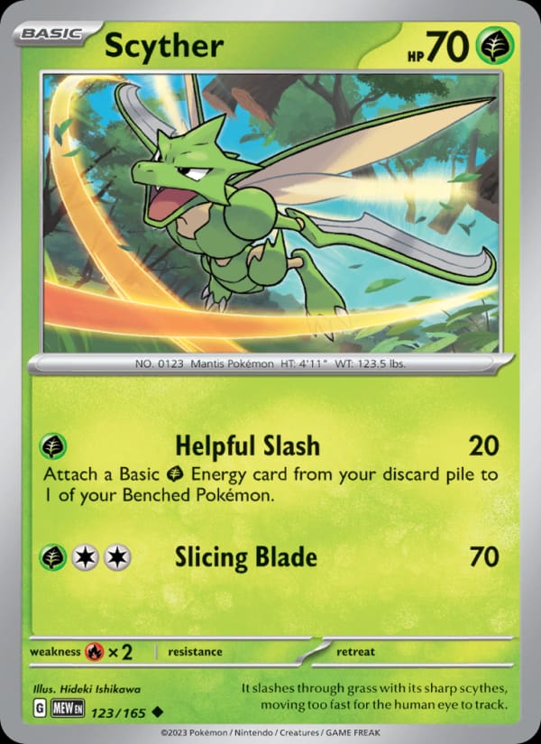 Scyther, SV: Scarlet & Violet 151 · 123/165
