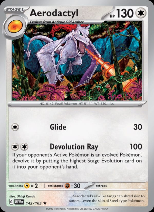 Aerodactyl, SV: Scarlet & Violet 151 · 142/165