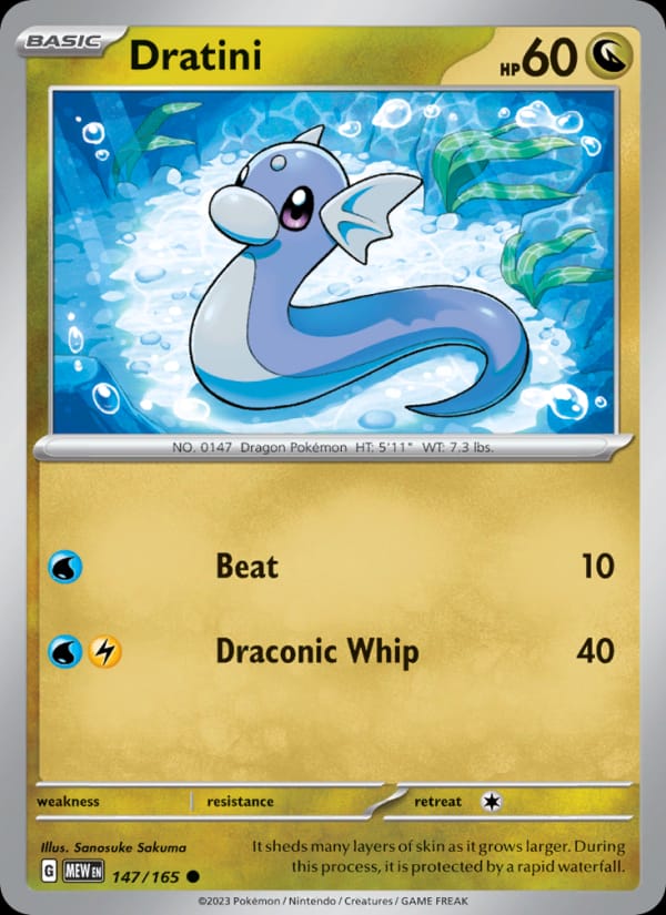 Dratini, SV: Scarlet & Violet 151 · 147/165