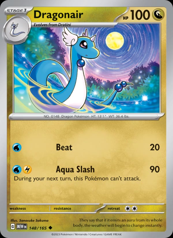 Dragonair, SV: Scarlet & Violet 151 · 148/165
