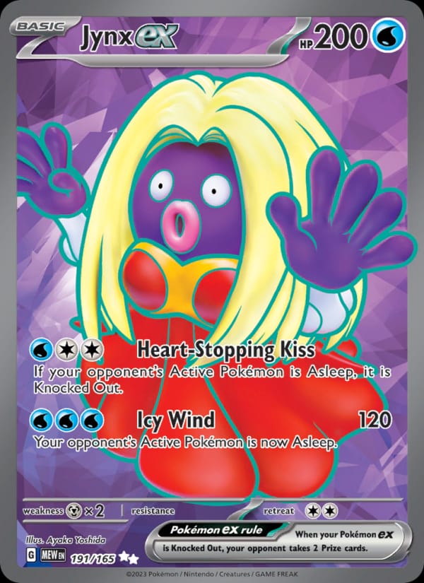 Jynx ex, SV: Scarlet & Violet 151 · 191/165