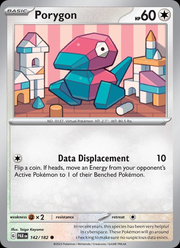 Porygon, SV04: Paradox Rift · 142/182