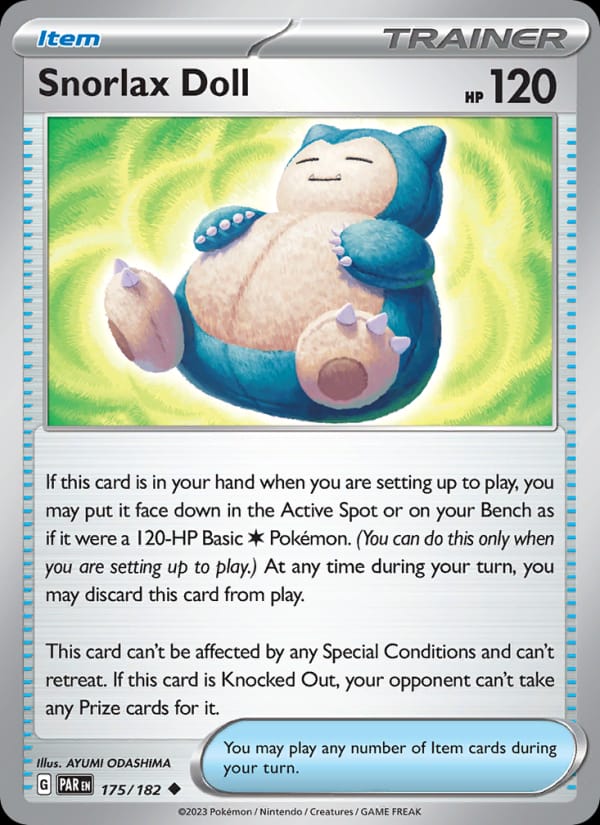 Snorlax Doll, SV04: Paradox Rift · 175/182