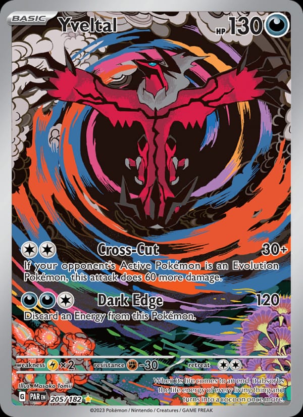 Yveltal, SV04: Paradox Rift · 205/182