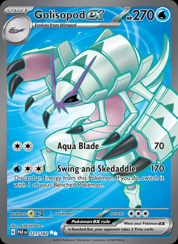 Golisopod ex, SV04: Paradox Rift · 221/182