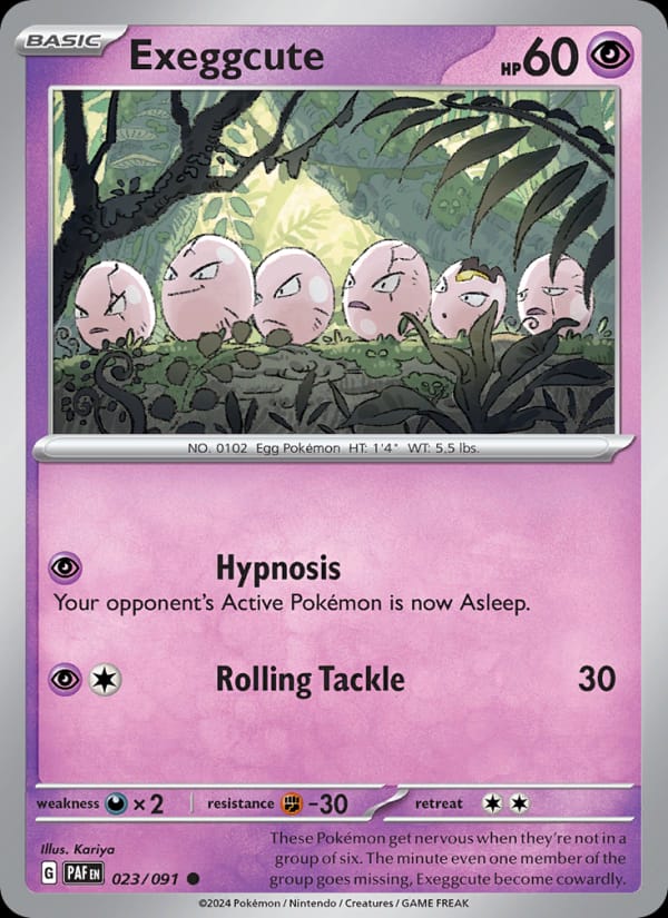 Exeggcute, SV: Paldean Fates · 023/091