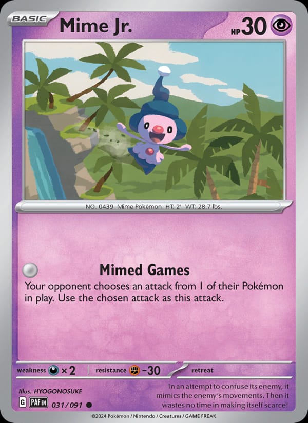 Mime Jr., SV: Paldean Fates · 031/091