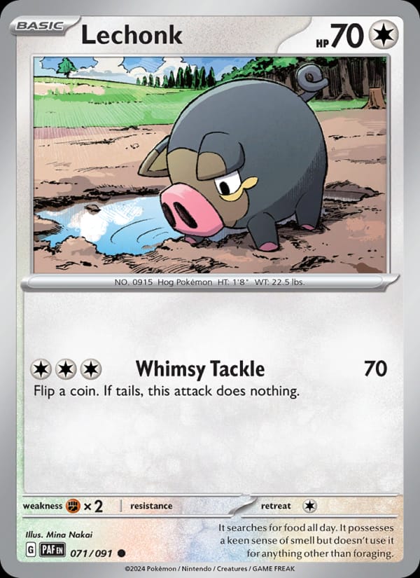 Lechonk, SV: Paldean Fates · 071/091