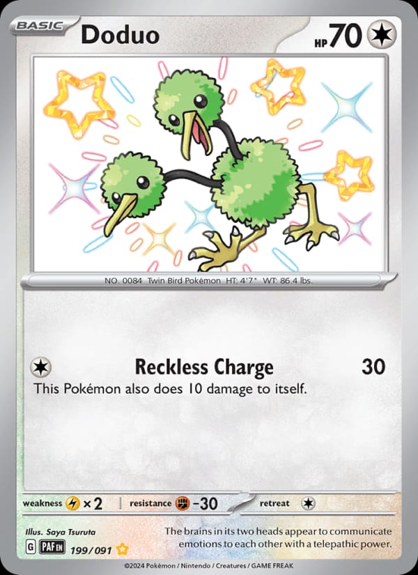 Doduo, SV: Paldean Fates · 199/091