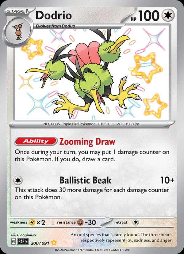 Dodrio, SV: Paldean Fates · 200/091