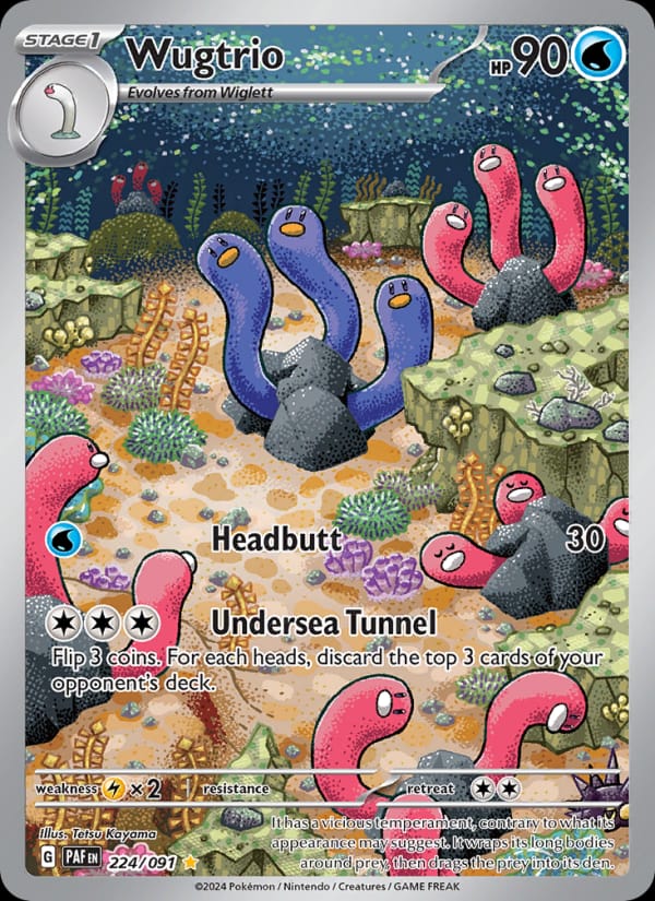 Wugtrio, SV: Paldean Fates · 224/091