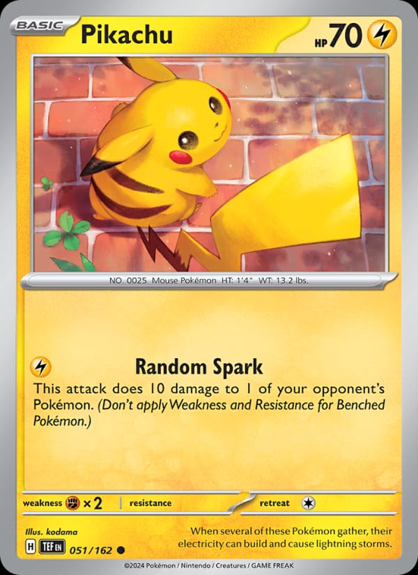 Pikachu, SV05: Temporal Forces · 051/162