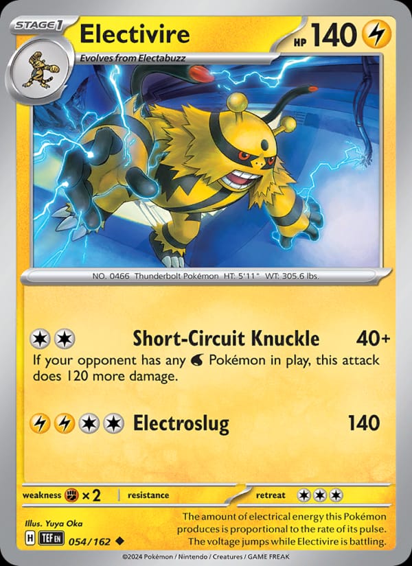 Electivire, SV05: Temporal Forces · 054/162