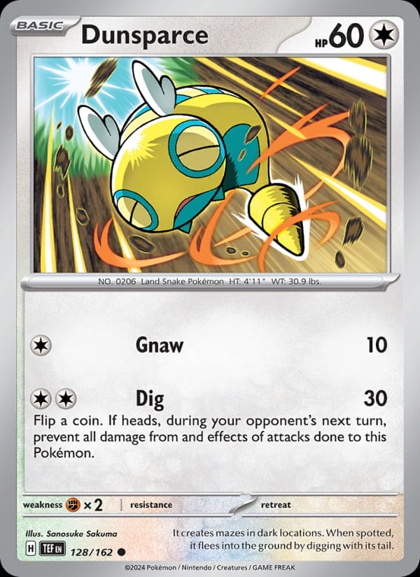 Dunsparce, SV05: Temporal Forces · 128/162