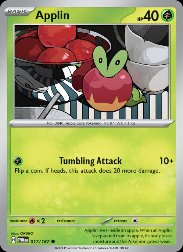 Applin, SV06: Twilight Masquerade · 017/167