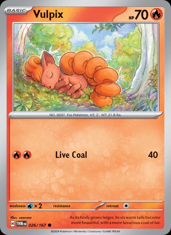 Vulpix, SV06: Twilight Masquerade · 026/167