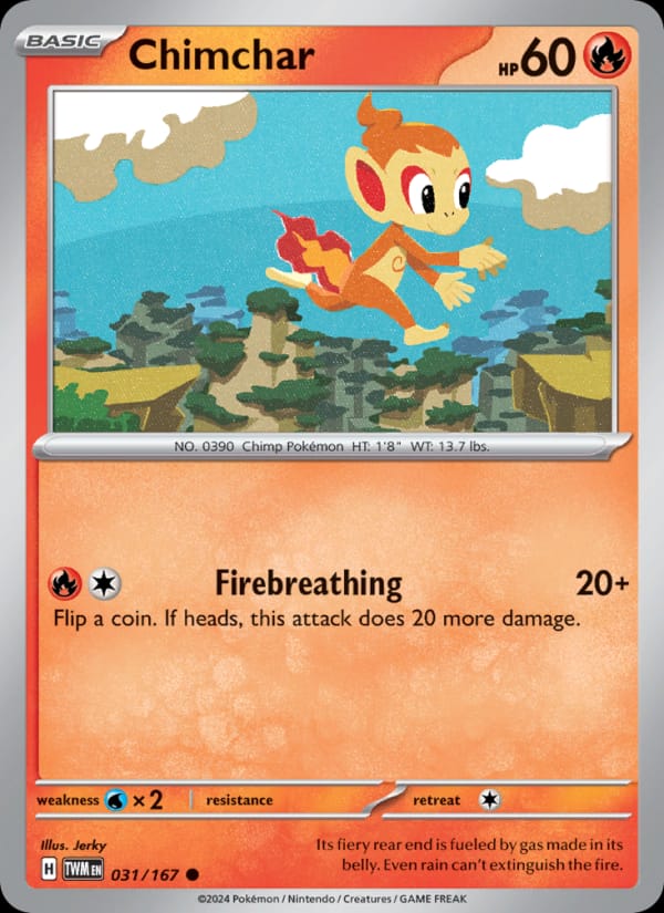 Chimchar, SV06: Twilight Masquerade · 031/167