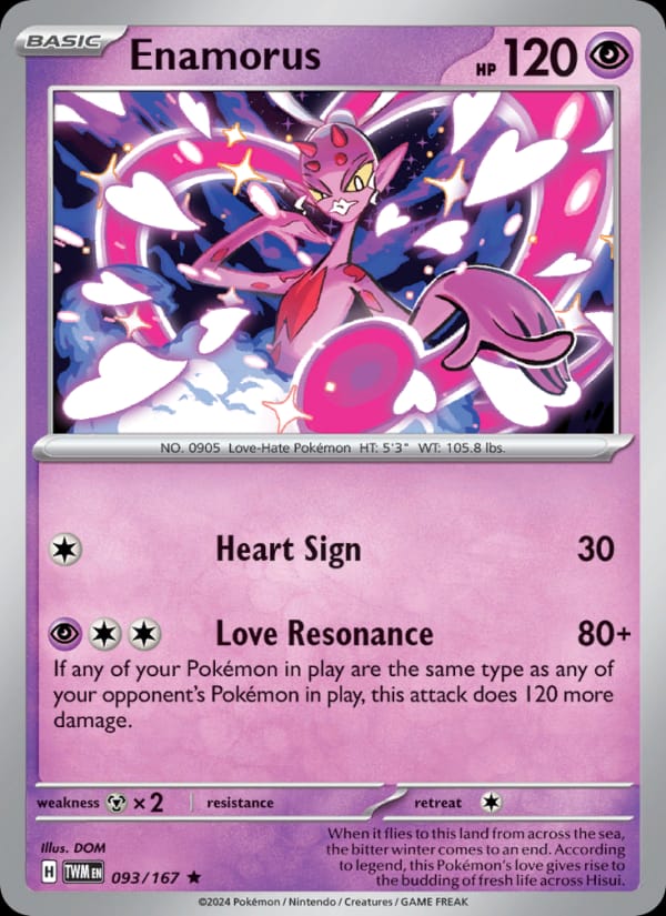 Enamorus, SV06: Twilight Masquerade · 093/167