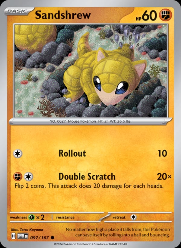 Sandshrew, SV06: Twilight Masquerade · 097/167