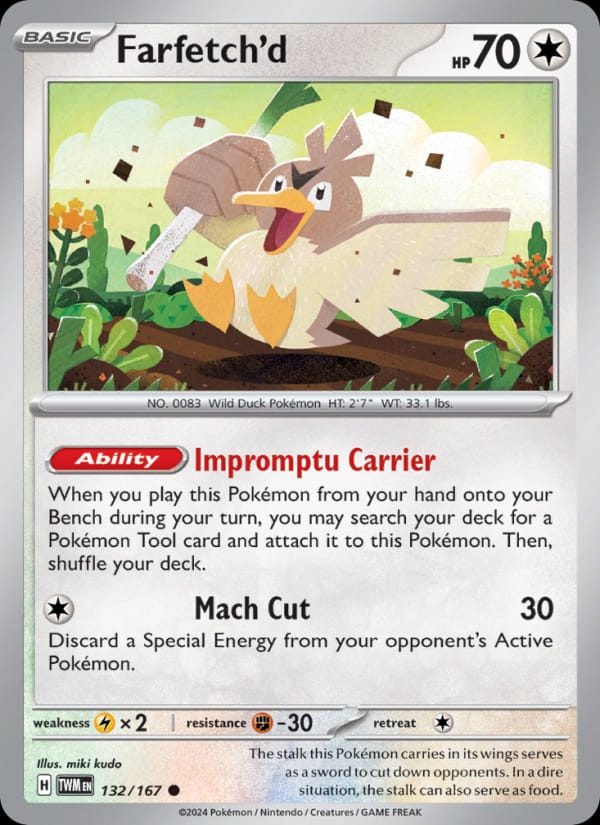 Farfetch'd, SV06: Twilight Masquerade · 132/167