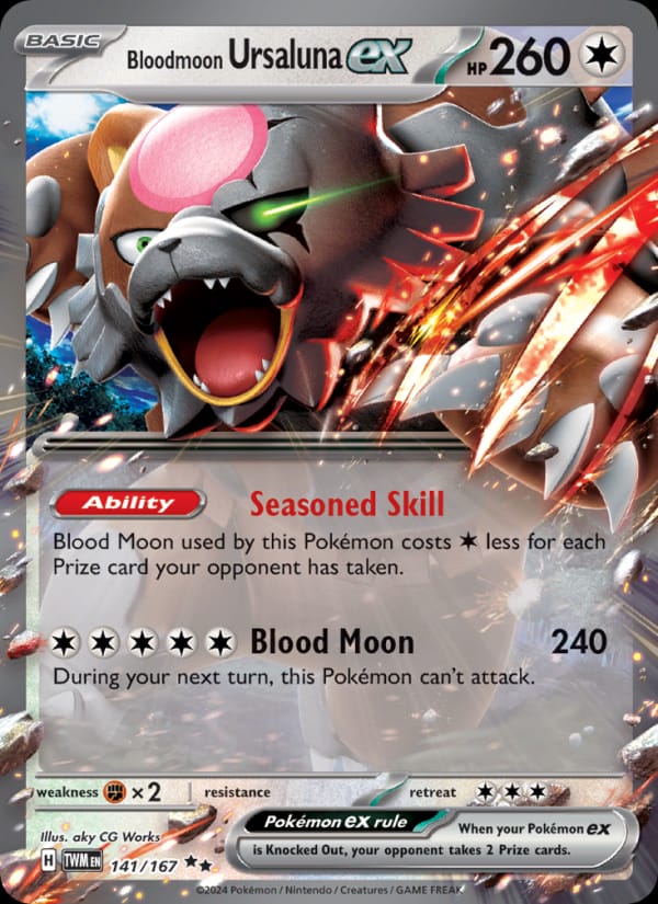 Bloodmoon Ursaluna ex, SV06: Twilight Masquerade · 141/167